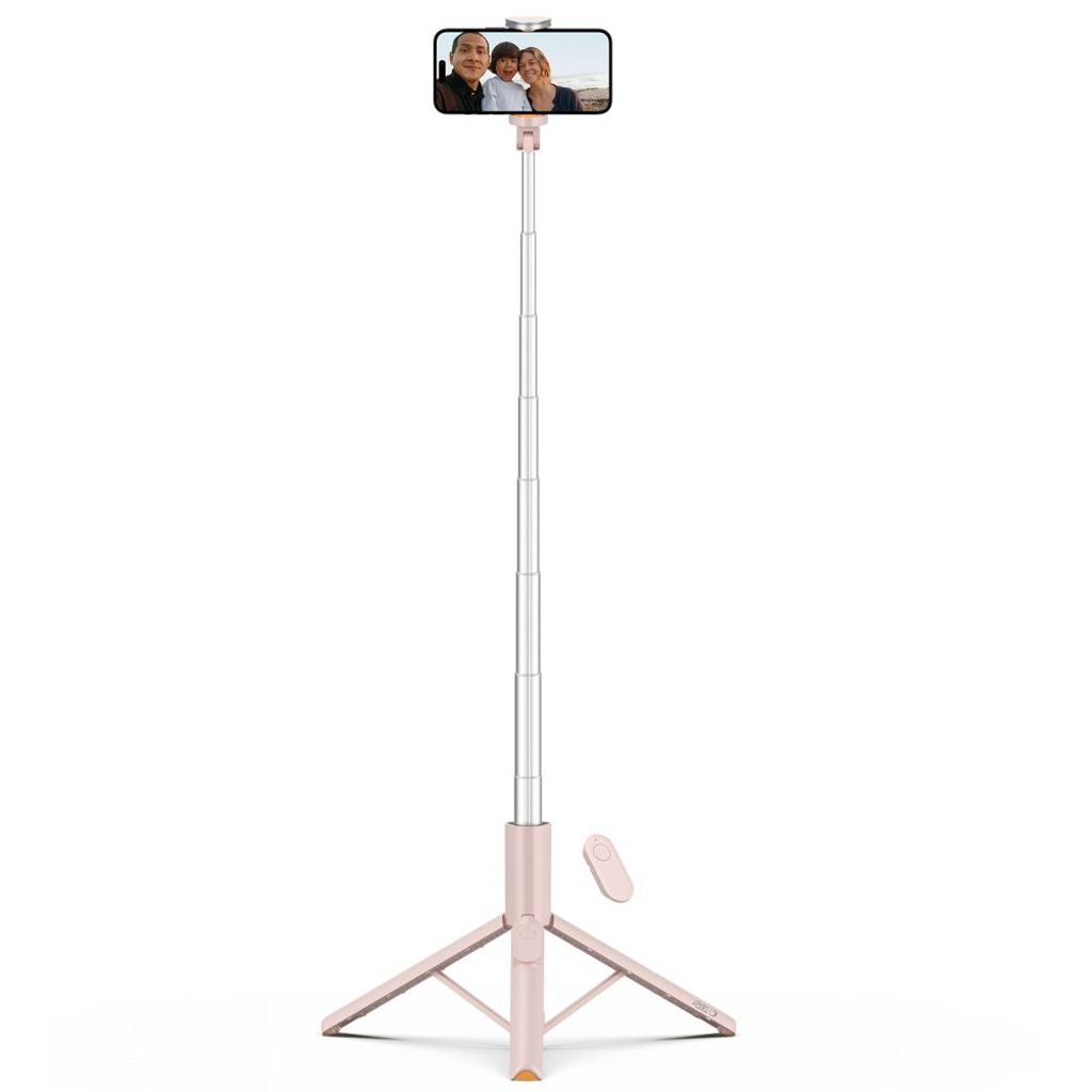 Tech-Protect L09S selfie stick with tripod – Pink