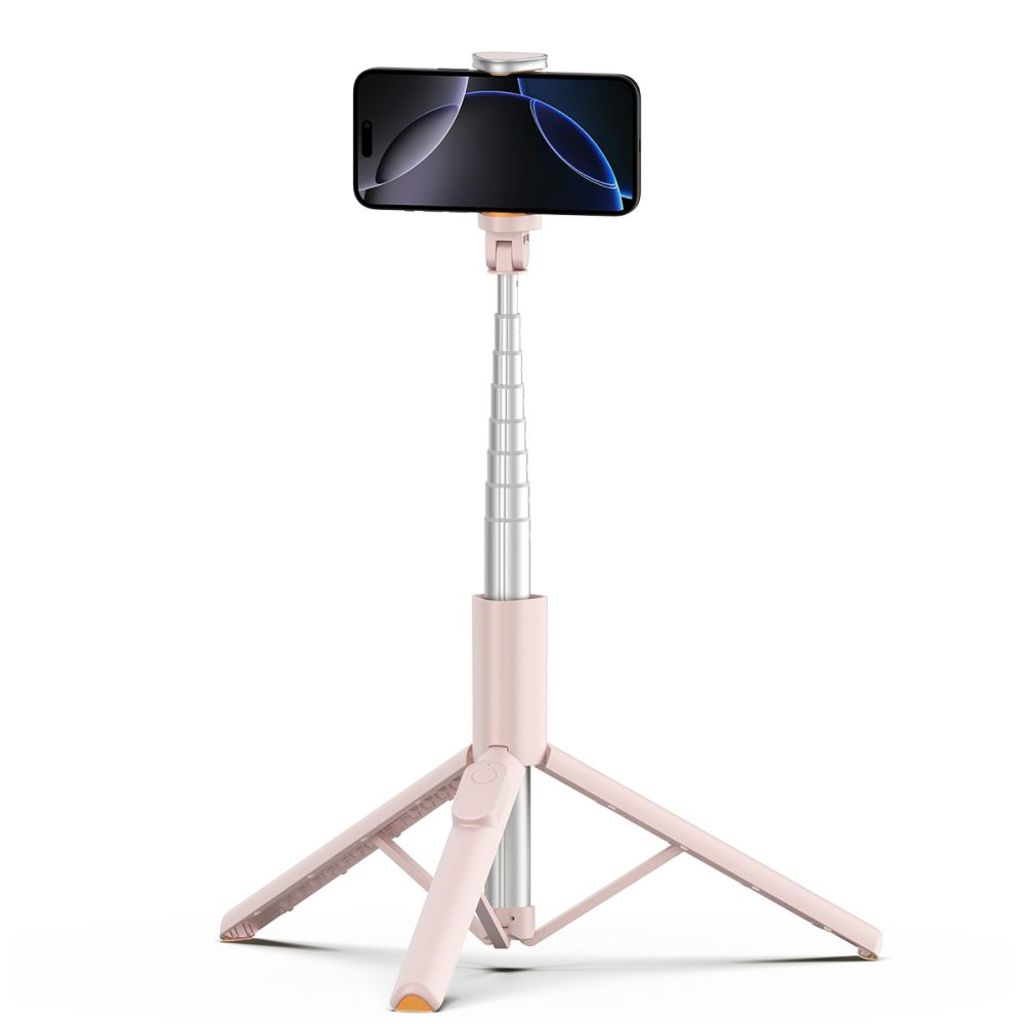 Tech-Protect L09S selfie stick with tripod – Pink