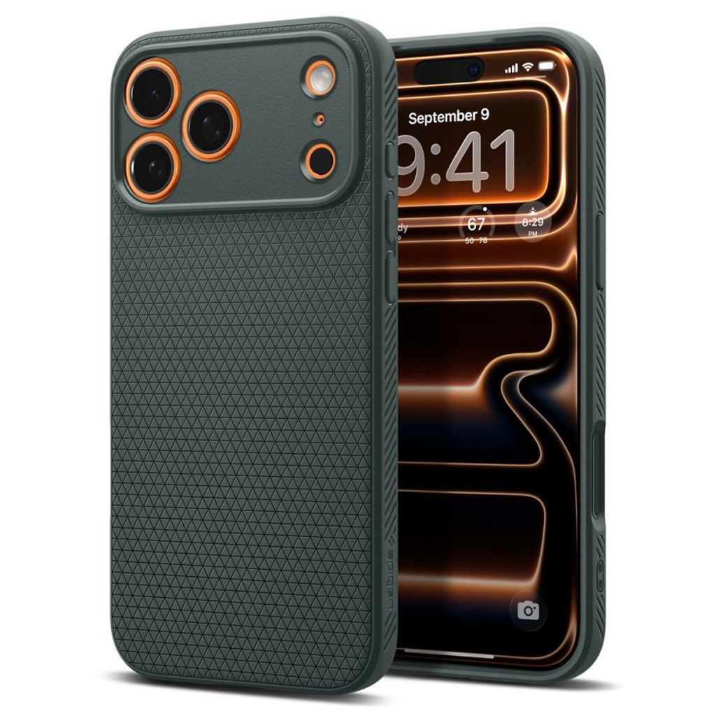 Spigen Liquid Air Cover til iPhone 17 Pro - Grøn