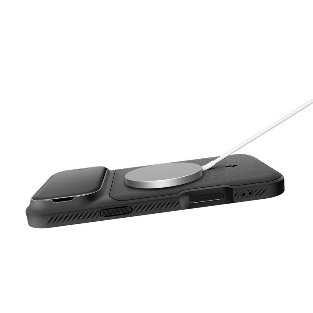 Spigen Optik Armor MagSafe Kuori iPhone 17 Pro Max - Musta
