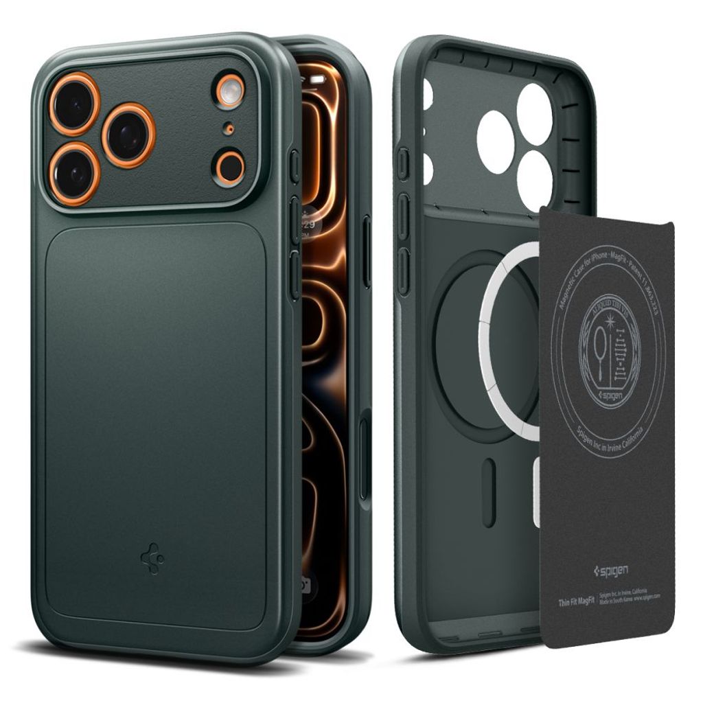 Spigen Thin Fit MagSafe Case for iPhone 17 Pro Max - Green