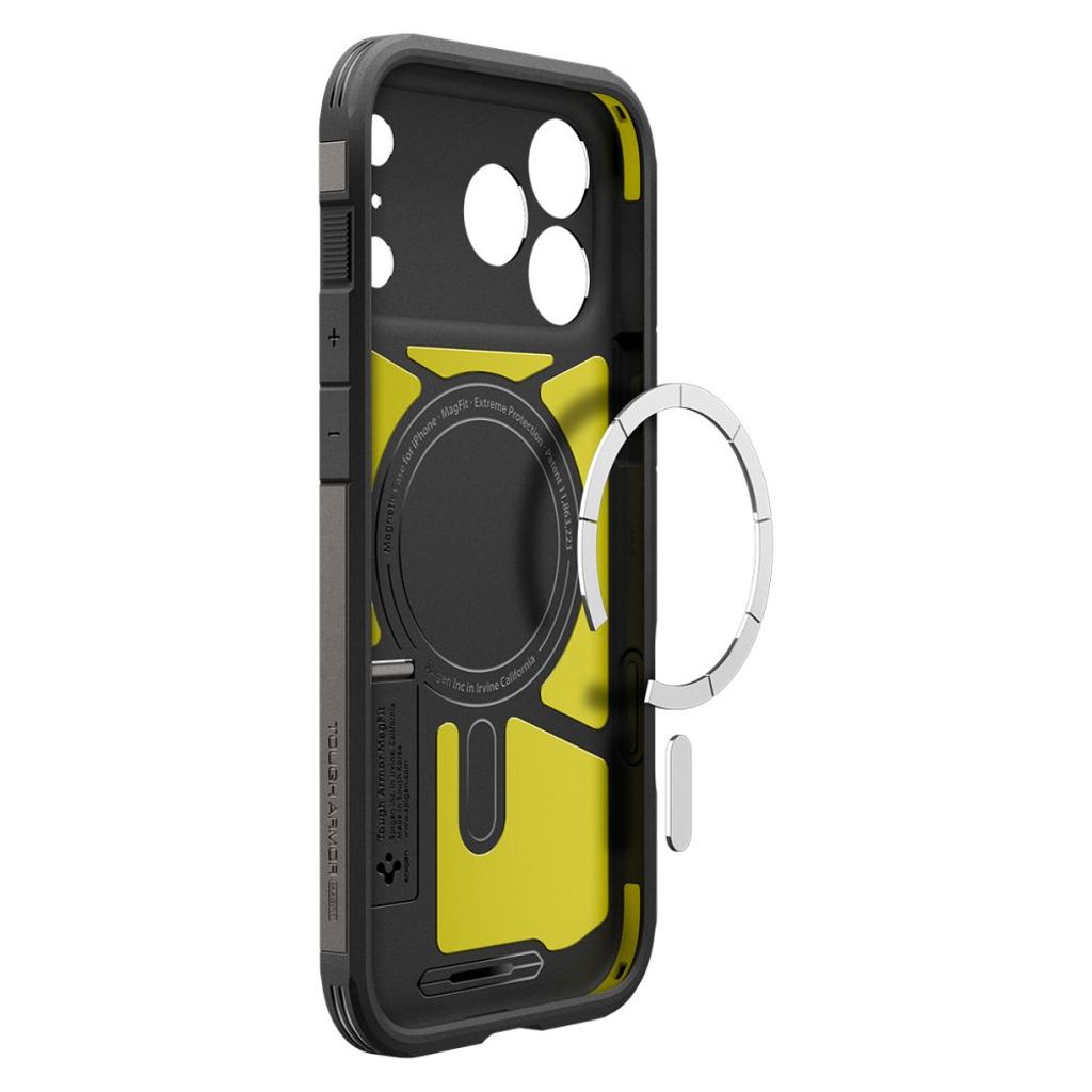 Spigen Tough Armor "T" MagSafe Cover til iPhone 17 Pro Max - Grå