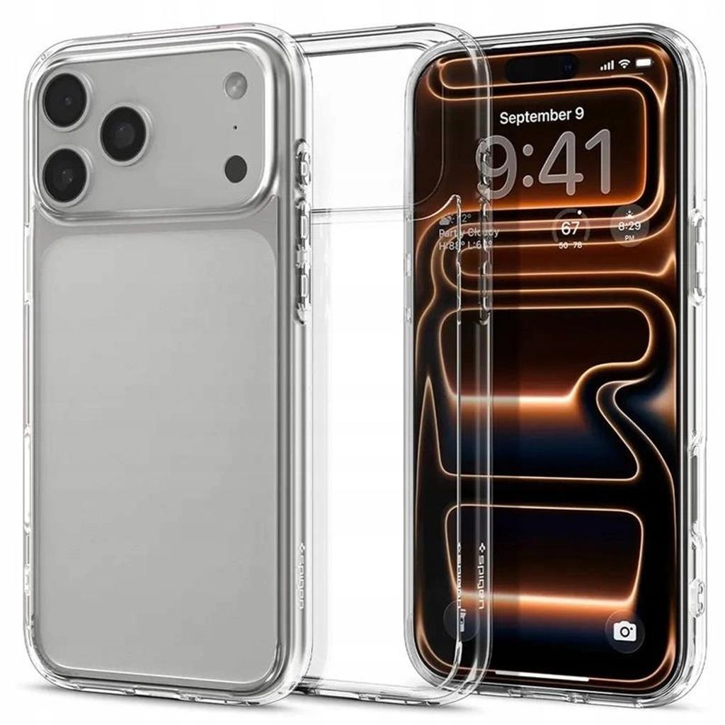 Spigen Ultra Hybrid -kuori till iPhone 17 Pro - Läpinäkyvä