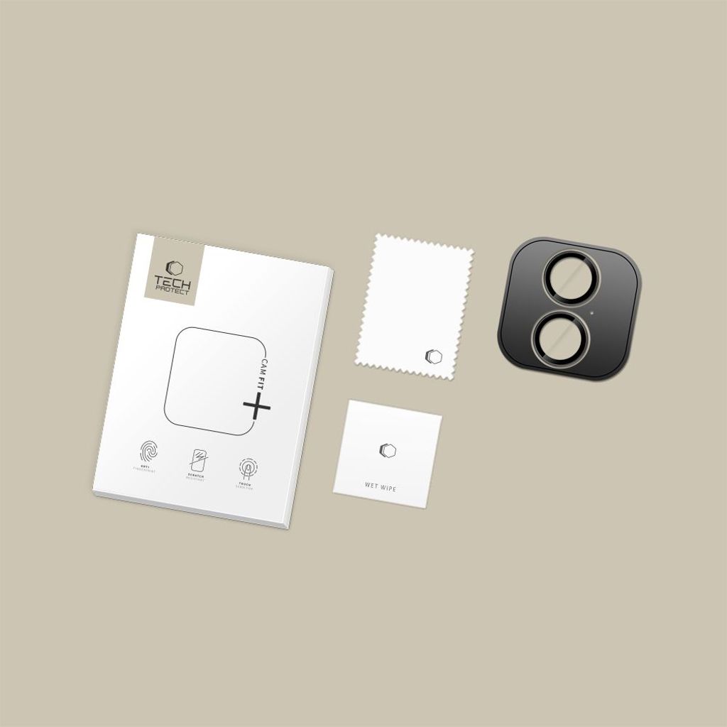 Tech-Protect iPhone 17 Linsebeskyttelse Camring Fit+ - Sort