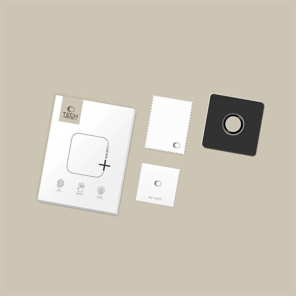 Tech-Protect Camring Fit+ iPhone 17 Air Linsebeskyttelse - Sort