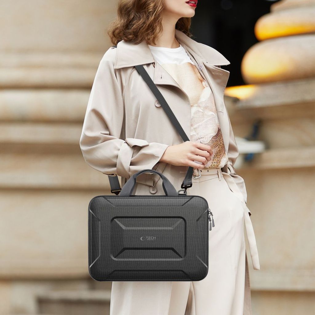 Tech-Protect Ranger-X Tactical laptop cover til 13-14" – Sort