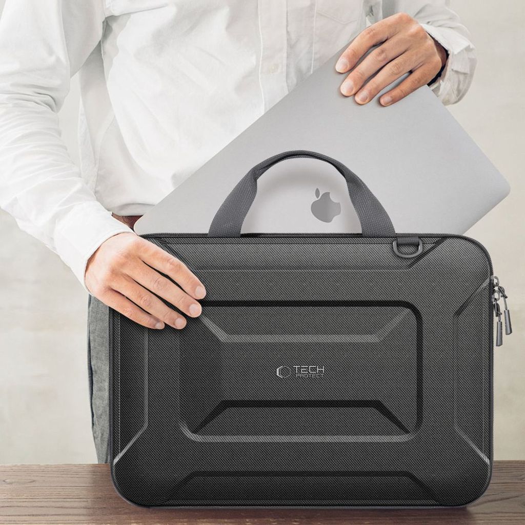 Tech-Protect Ranger-X Tactical laptop cover til 13-14" – Sort