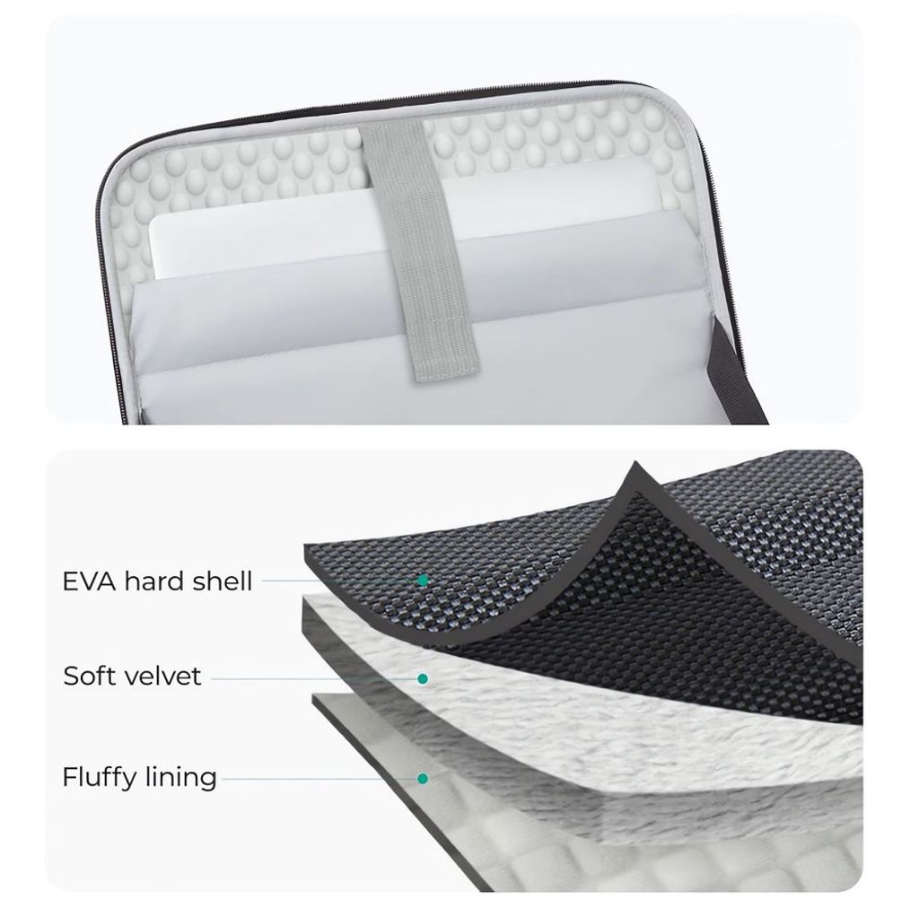 Tech-Protect Ranger-X laptop cover til 15-16" – Sort