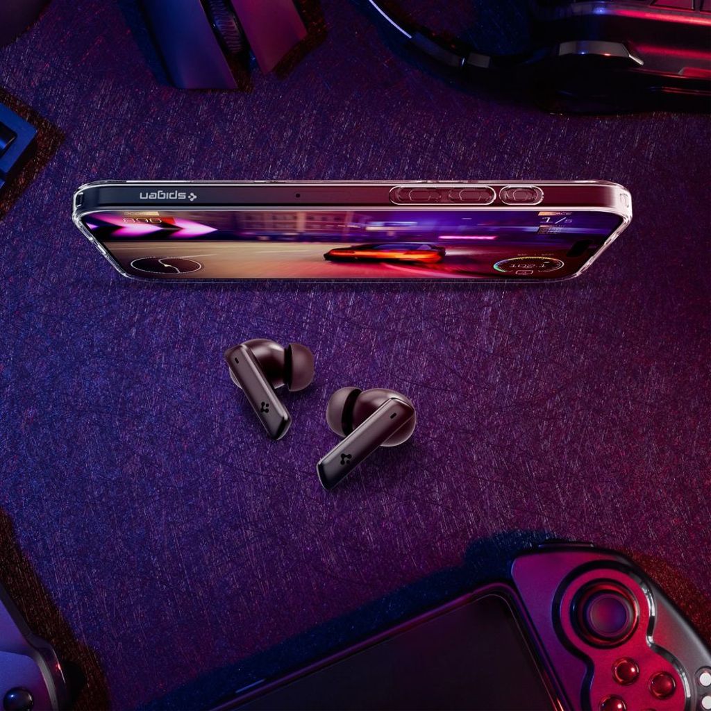 Spigen SA2402 ANC Pro trådlösa hörlurar – svart