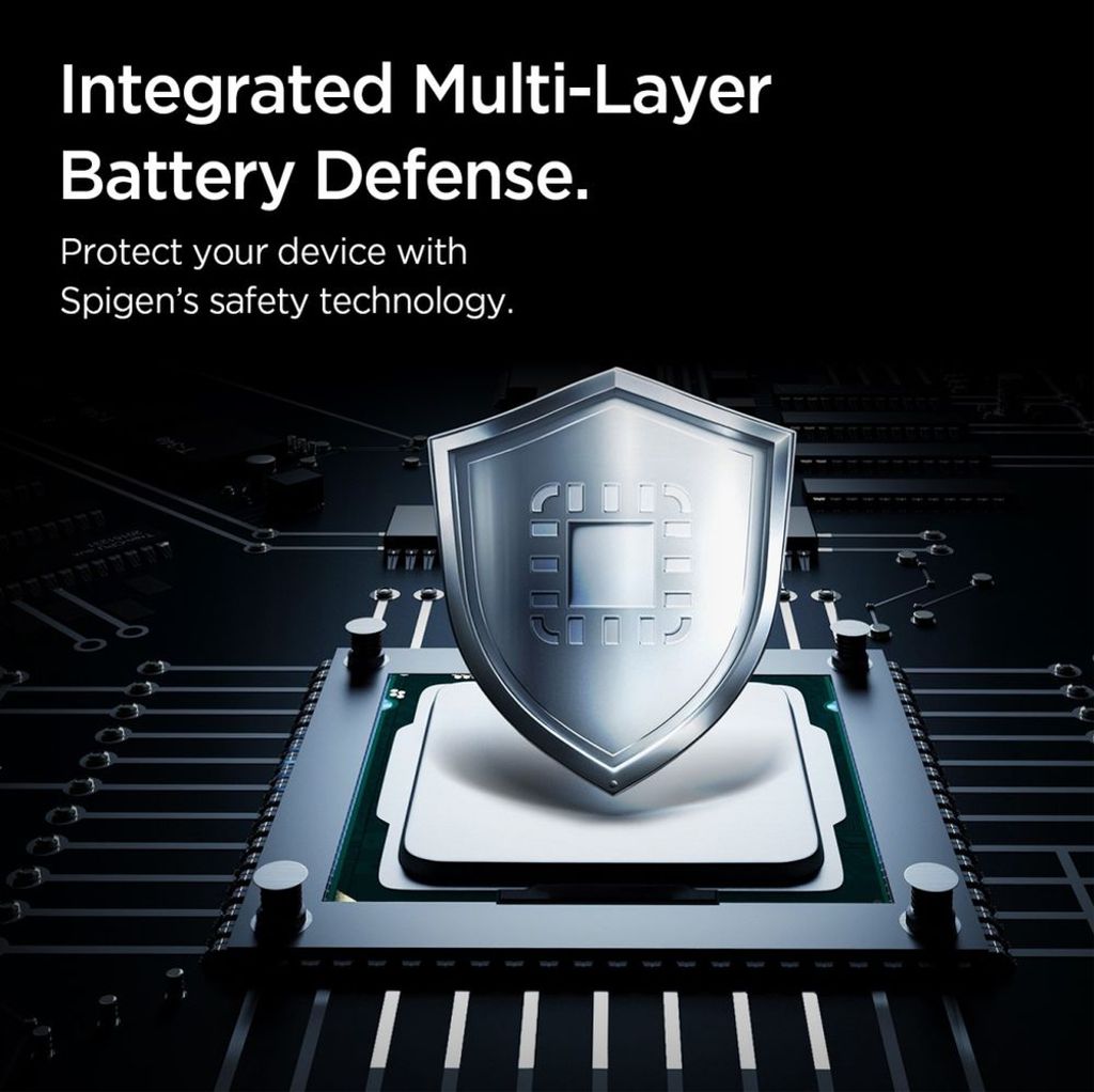 Spigen Essential EA2210 powerbank 10000 mAh 22,5 W - svart