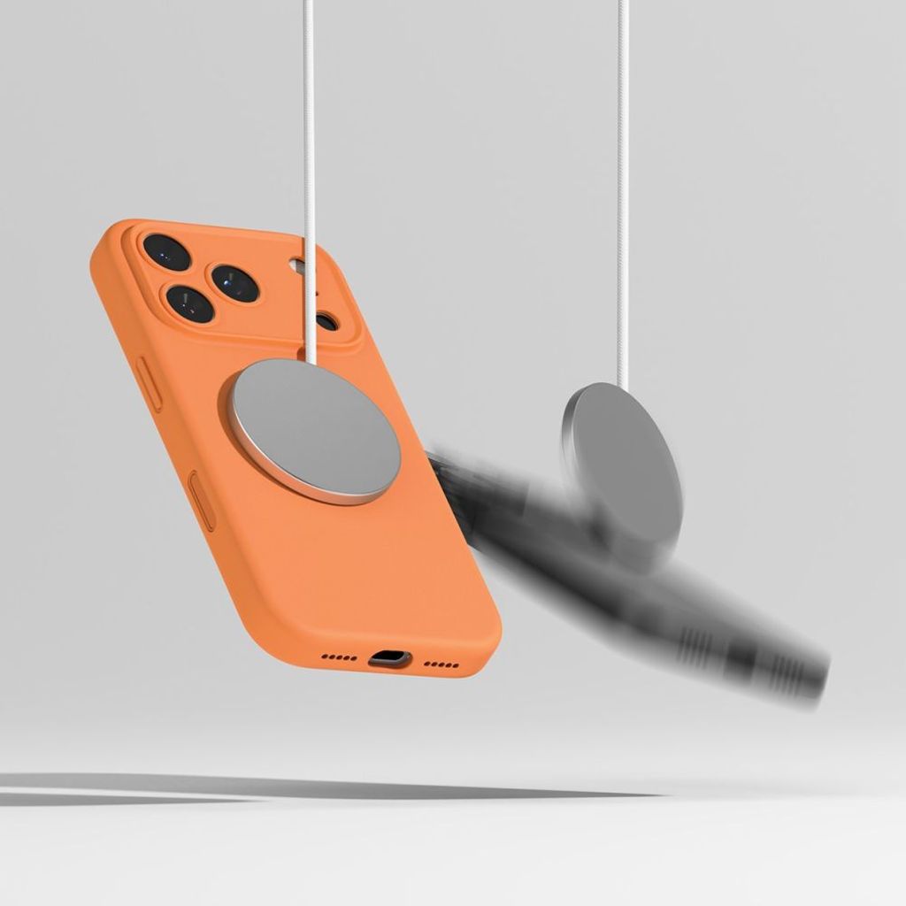 Ringke Silicone MagSafe Cover til iPhone 17 Pro Max - Orange