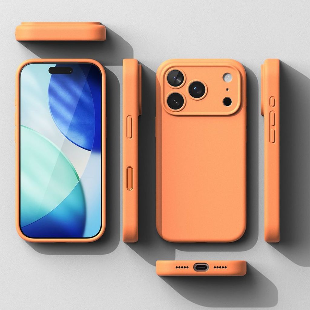 Ringke Silicone MagSafe Cover til iPhone 17 Pro - Orange