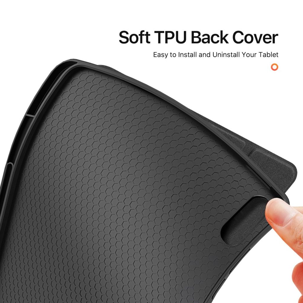 DUX DUCIS Galaxy Tab S11 Ultra etui med tri-fold stativ – svart