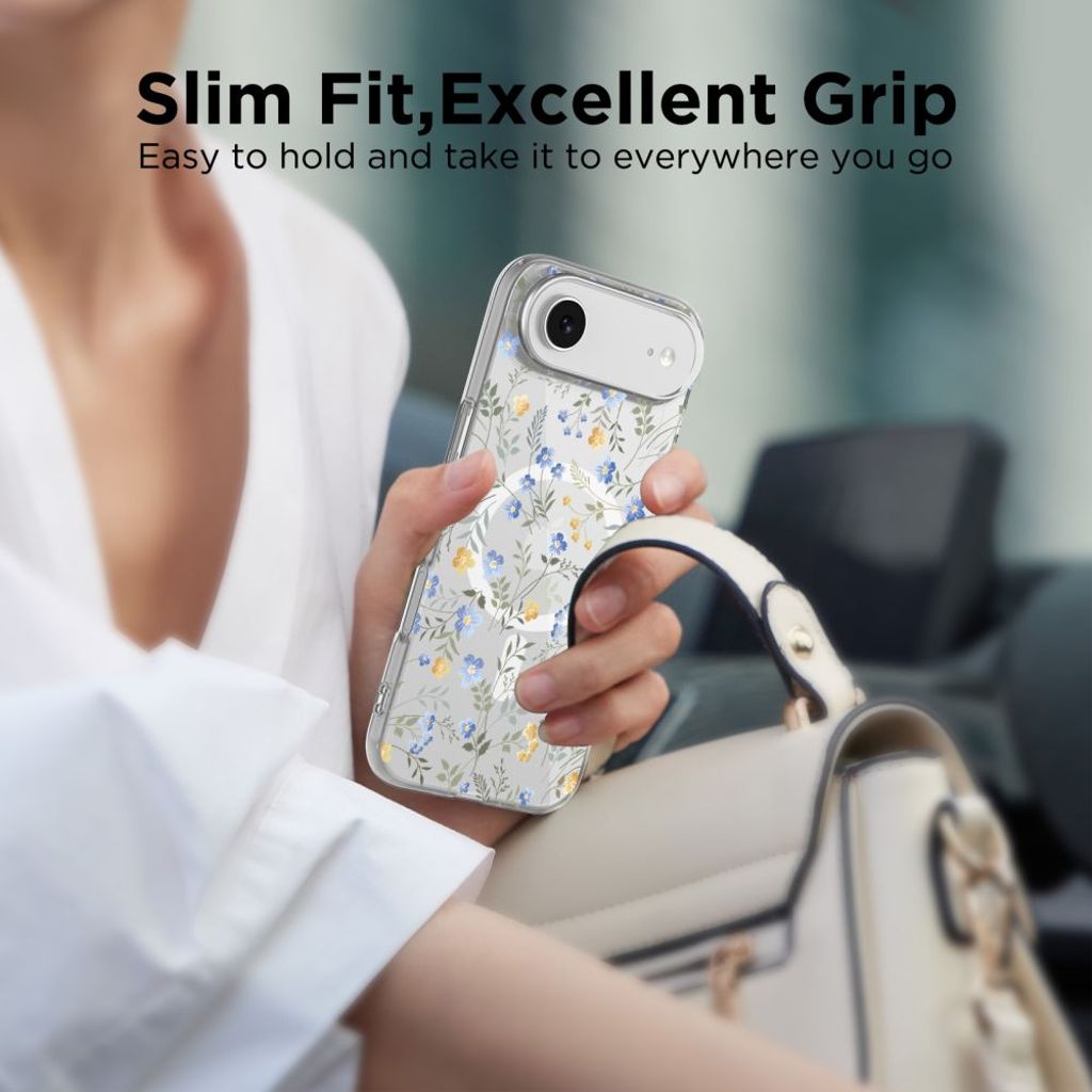 Tech-Protect FlexAir MagSafe Cover til iPhone Air - Blomster