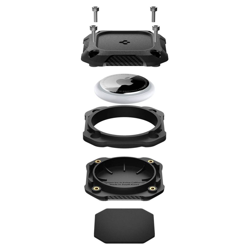 Spigen Tough Armor Kuori AirTag 1/2 - Musta