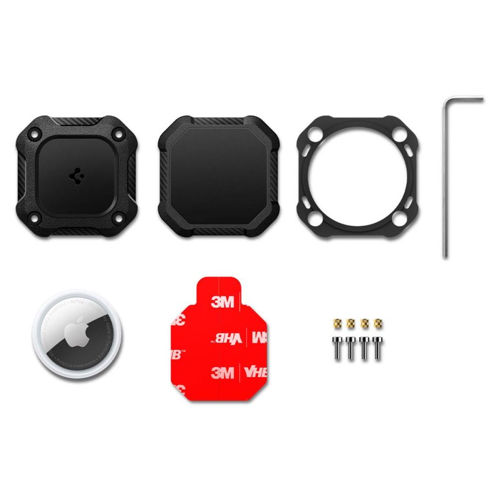 Spigen Tough Armor Kuori AirTag 1/2 - Musta