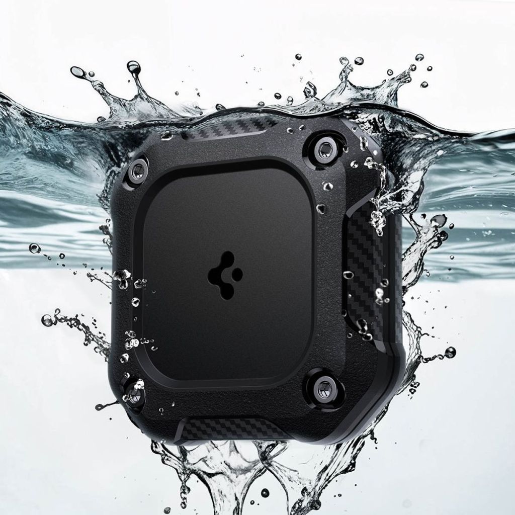 Spigen Tough Armor Kuori AirTag 1/2 - Musta