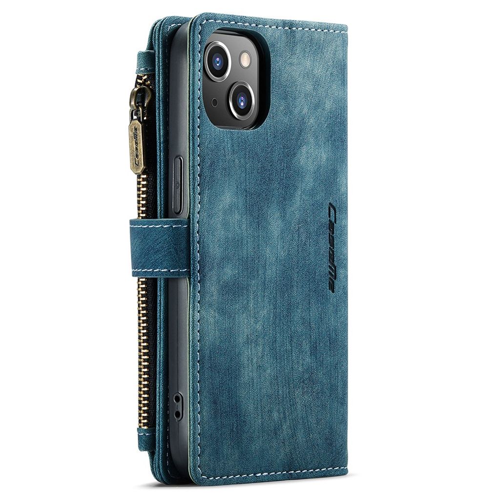 CASEME iPhone 13 Lompakkokotelo Kortin Haltija Kantohihna – Vihreä