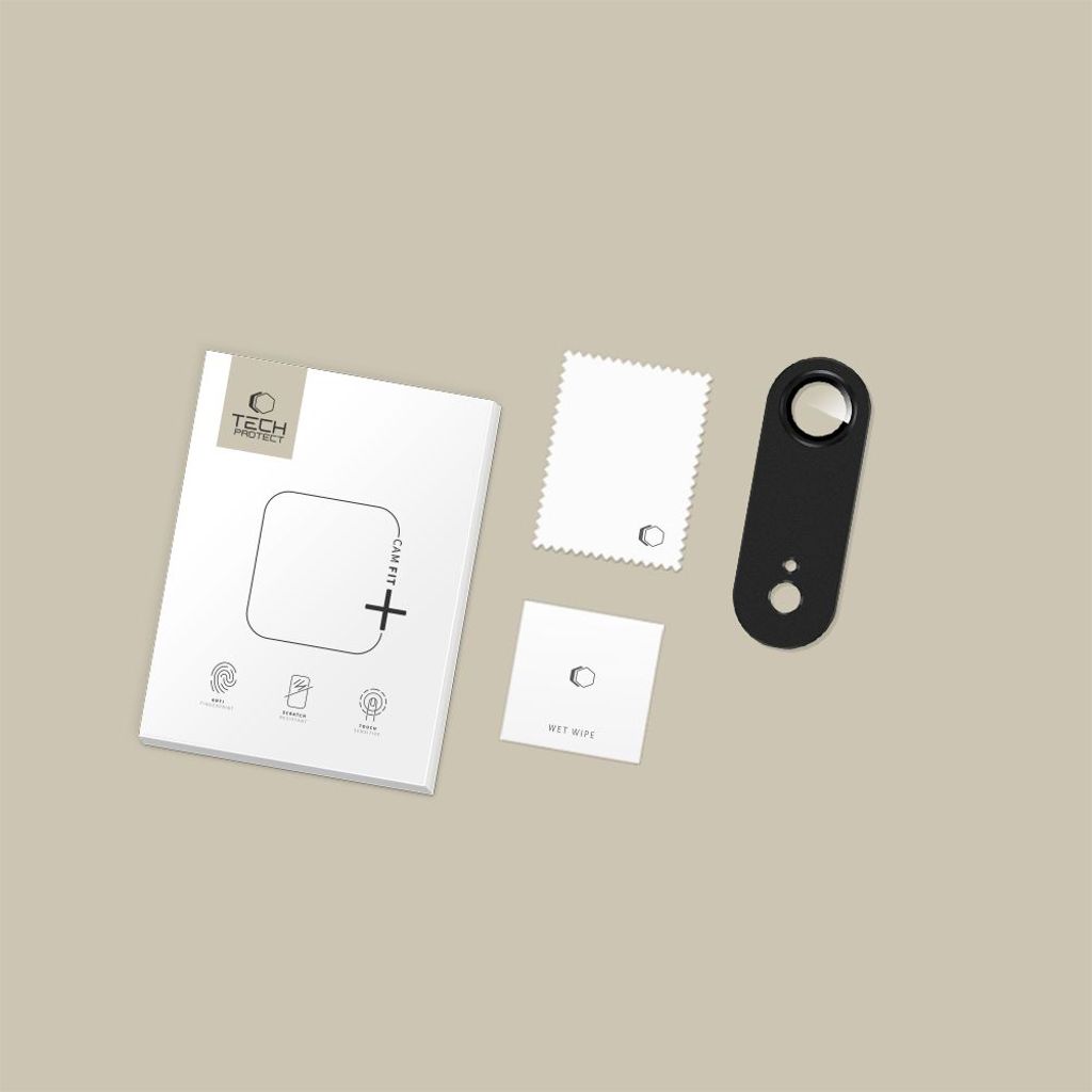 Tech-Protect iPhone 17 Air Linsebeskyttelse Camfull Fit+ - Sort