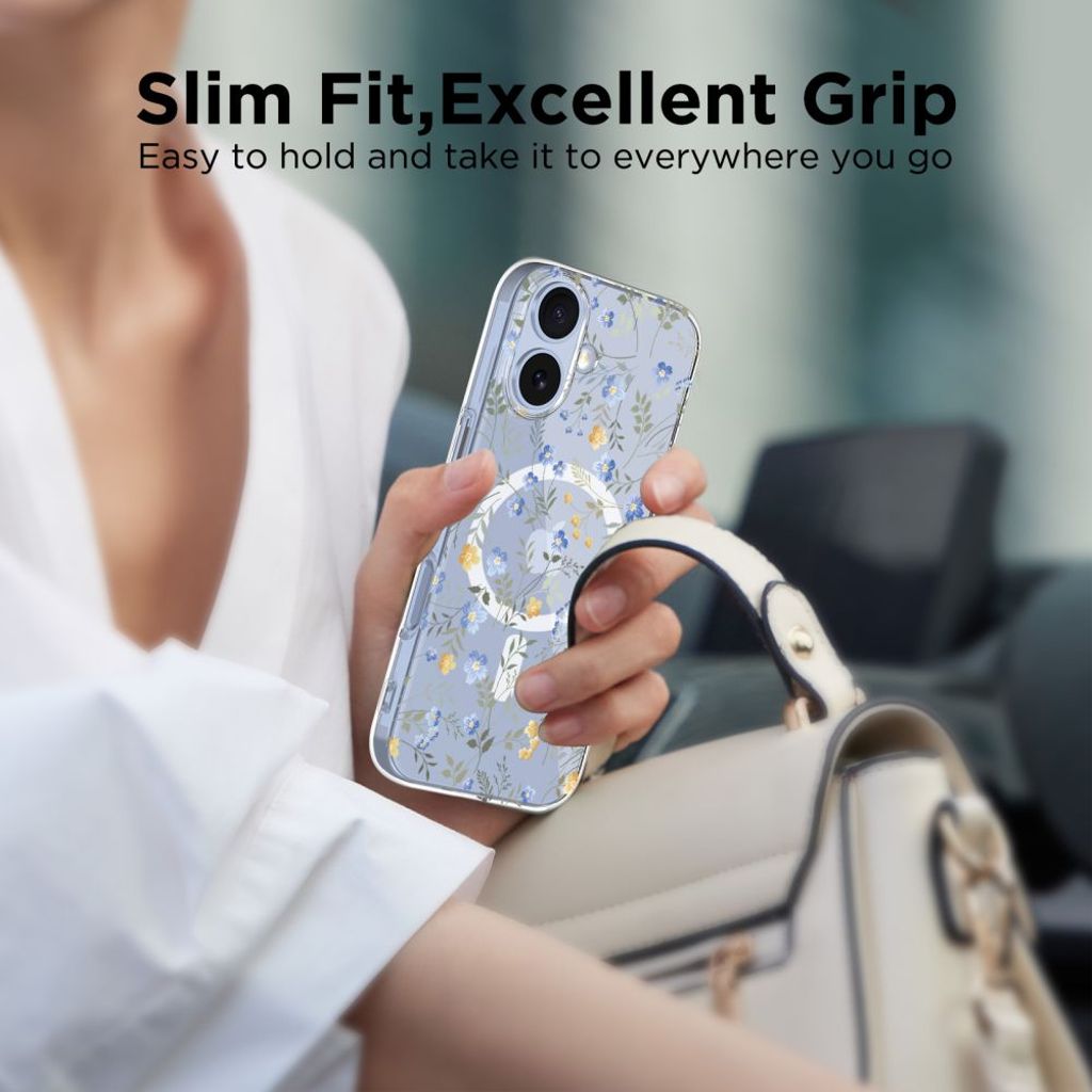 Tech-Protect FlexAir MagSafe Cover til iPhone 17 - Blomster