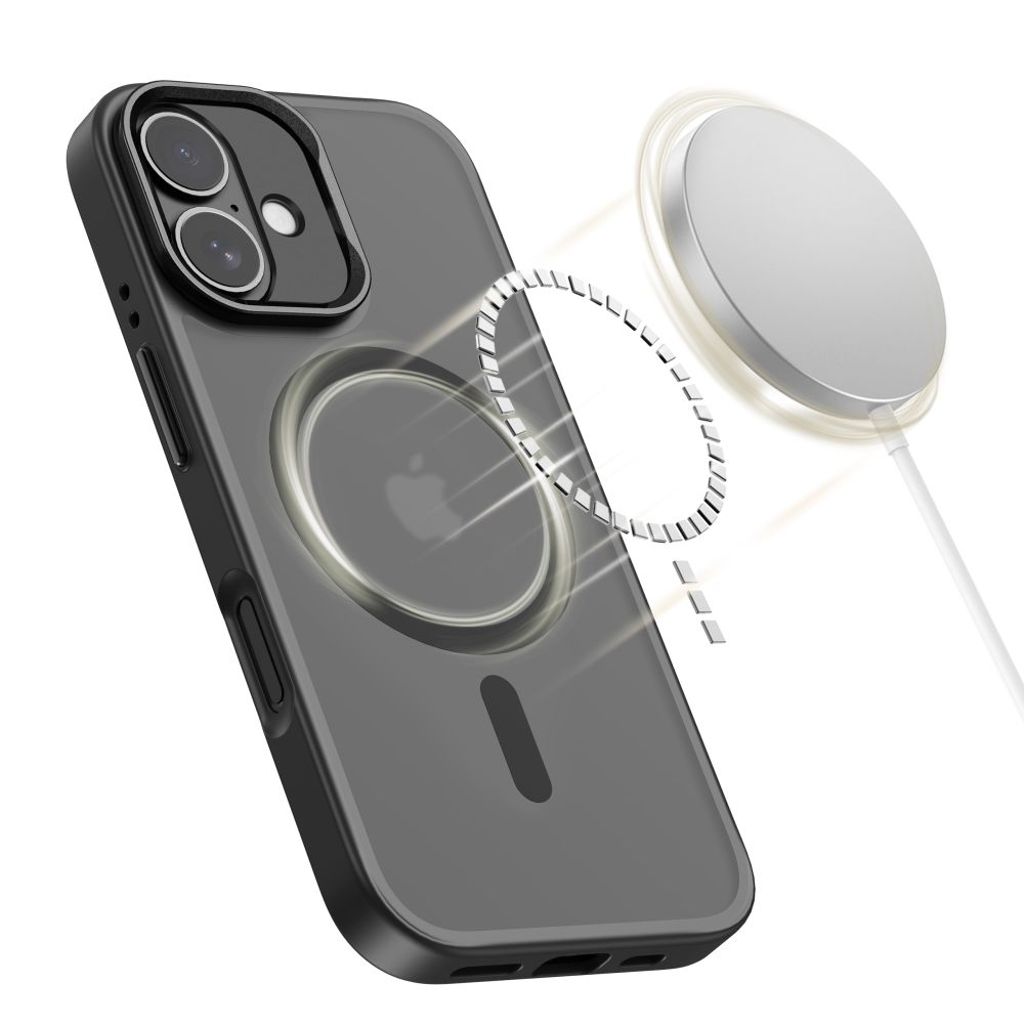 Tech-Protect MagStand MagSafe Cover til iPhone 17 - Mat Sort