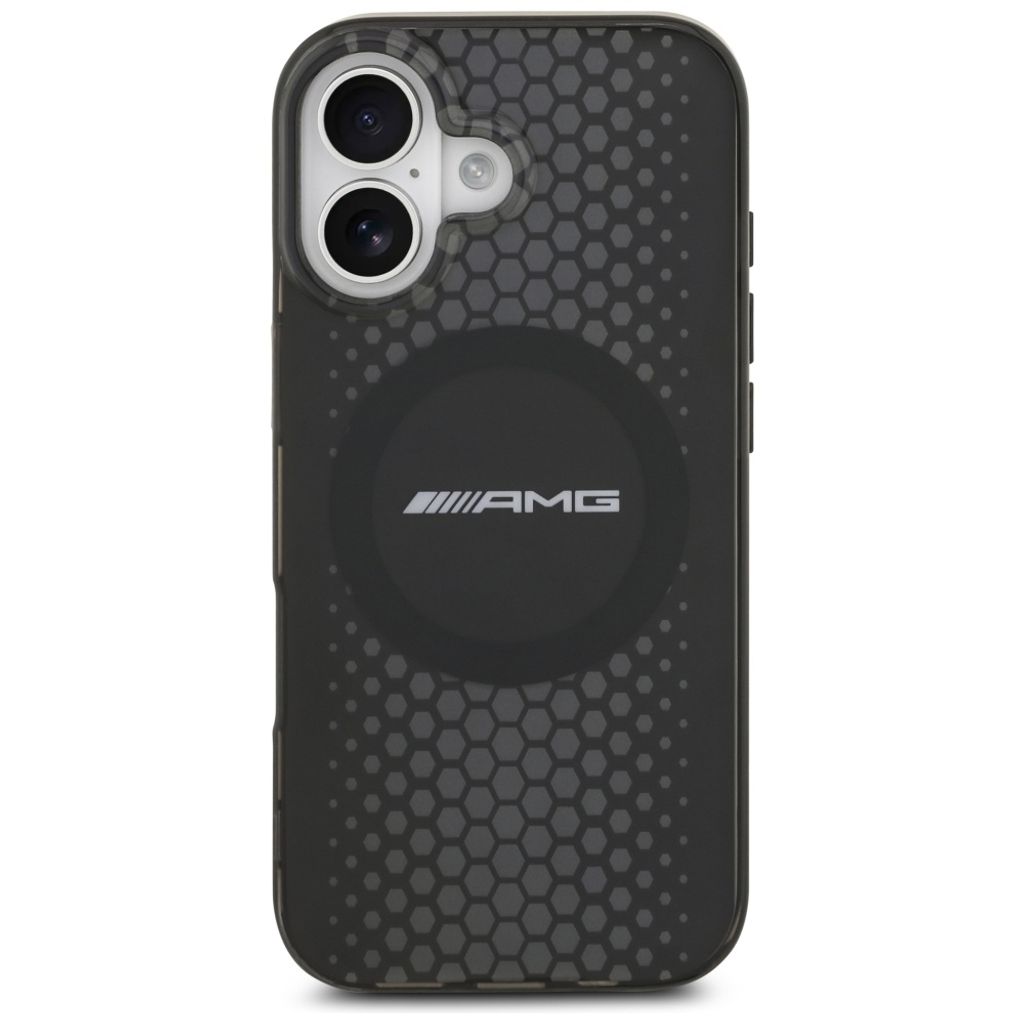 Mercedes AMG Double Layer Graphics MagSafe -kuori till iPhone 17 - Musta