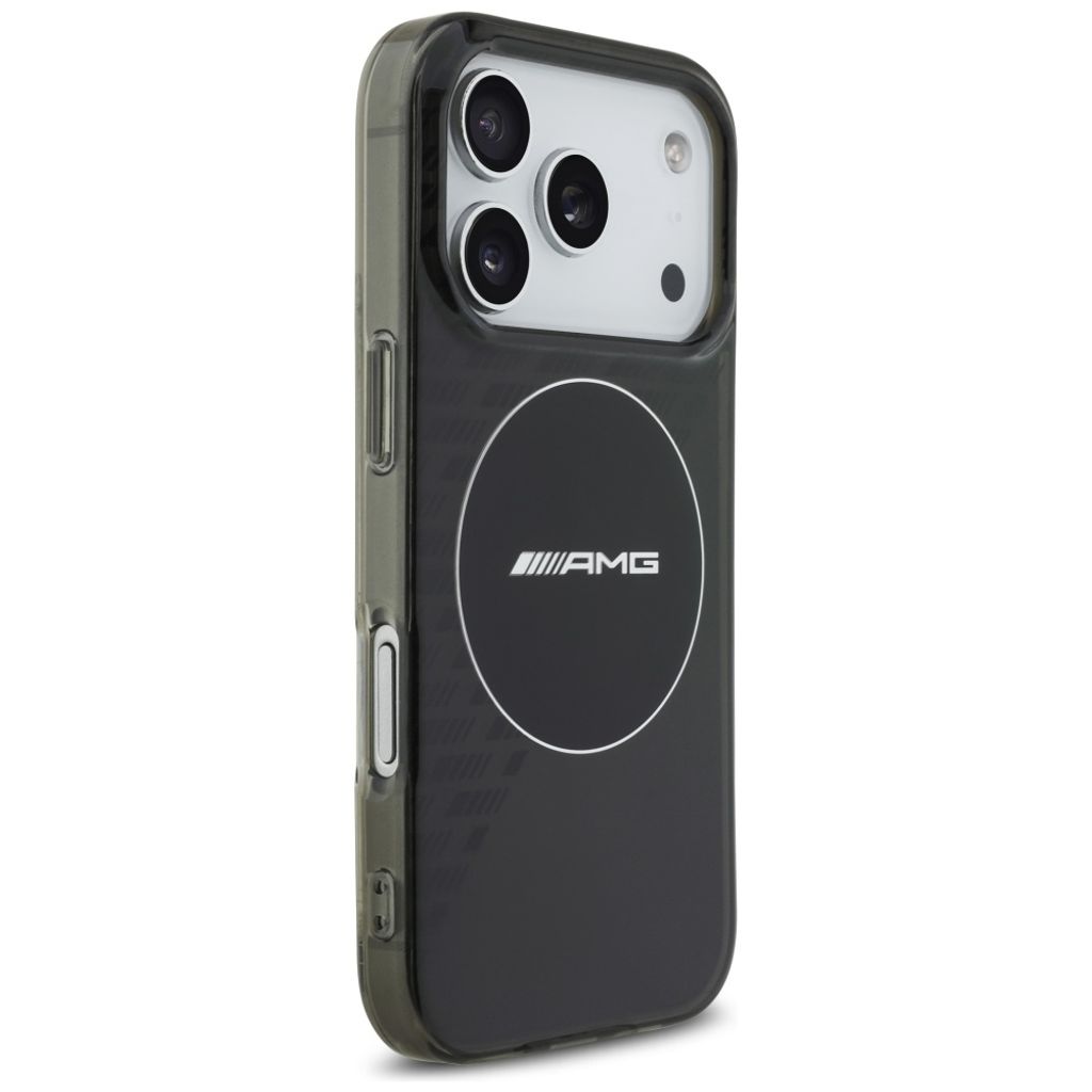 Mercedes AMG Double Layer Smocked MagSafe -kuori till iPhone 17 Pro - Musta