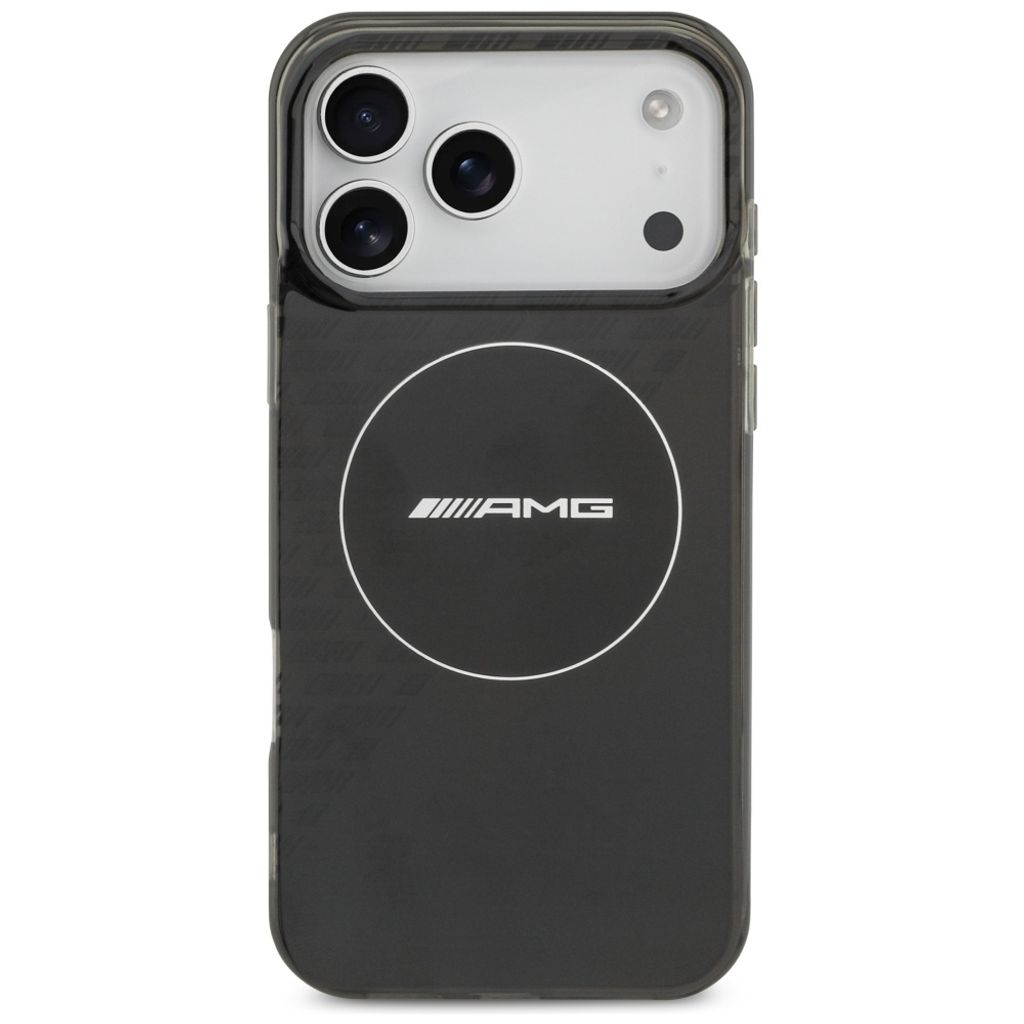 Mercedes AMG Double Layer Smocked MagSafe -kuori till iPhone 17 Pro Max - Musta