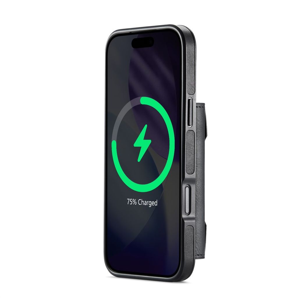 MAGKING iPhone 18 Pro Max/17 Pro Max MagSafe Kuori irrotettavalla lompakolla - Musta