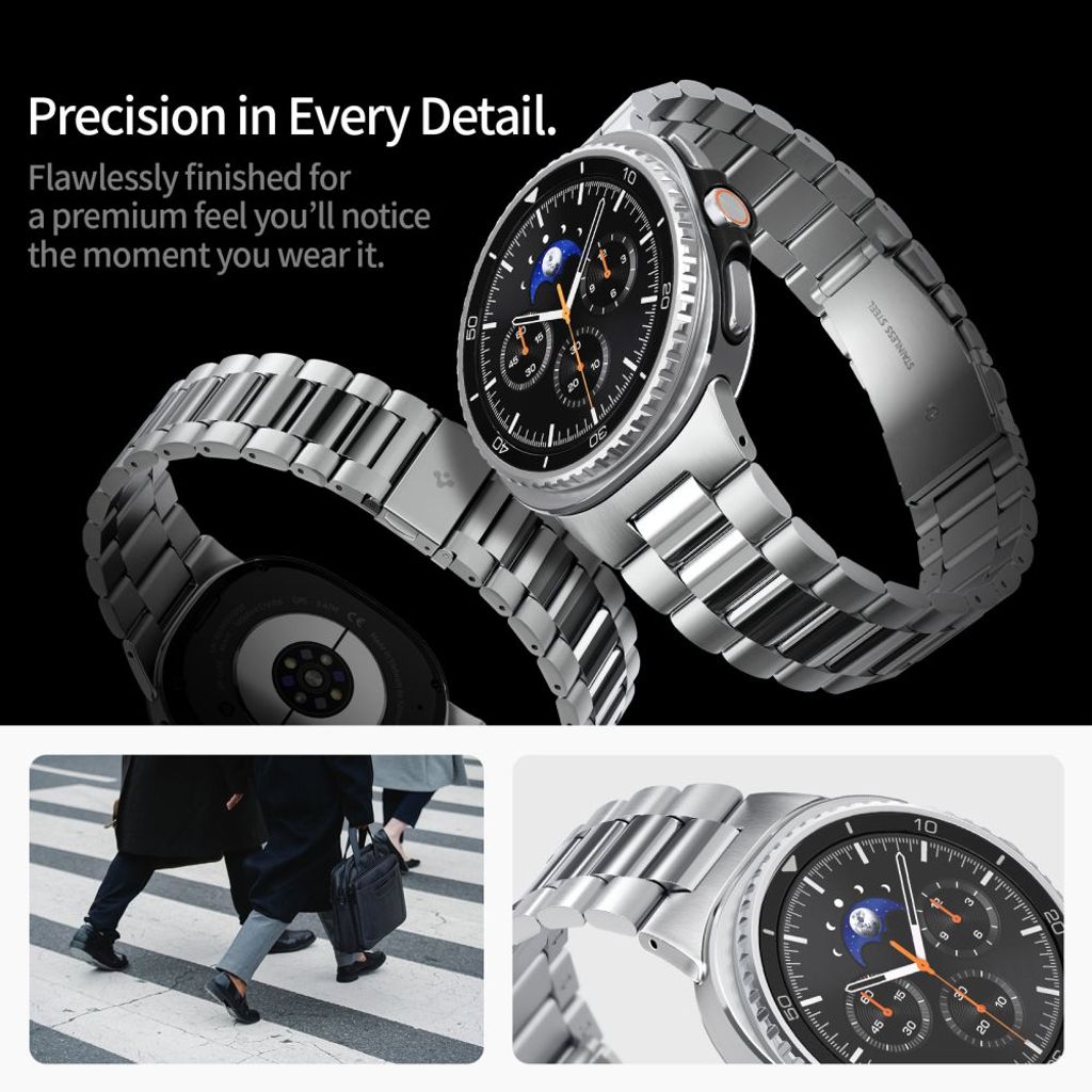 Spigen Modern Fit Kellonranneke Samsung Galaxy Watch 40/44/46mm - Hopea