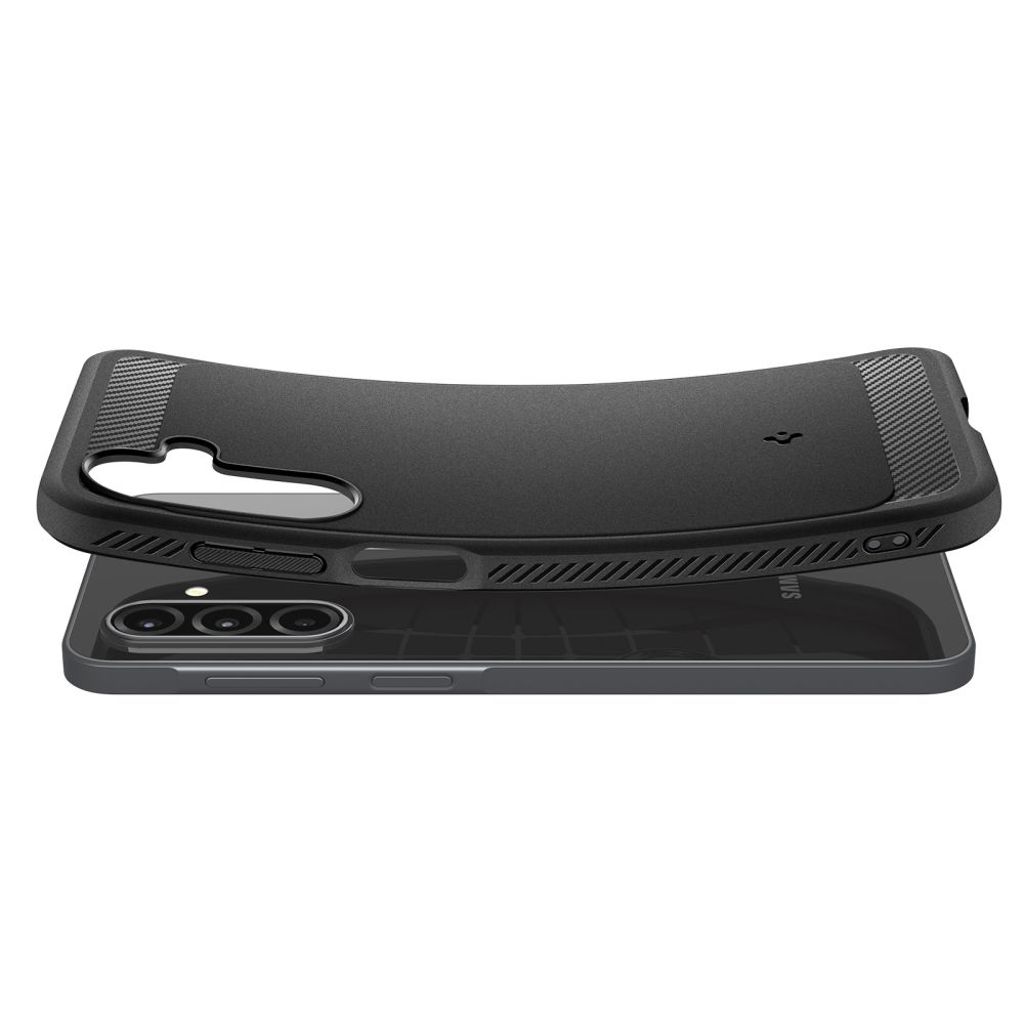 Spigen Rugged Armor Skal till Samsung Galaxy A17 - Matt Svart