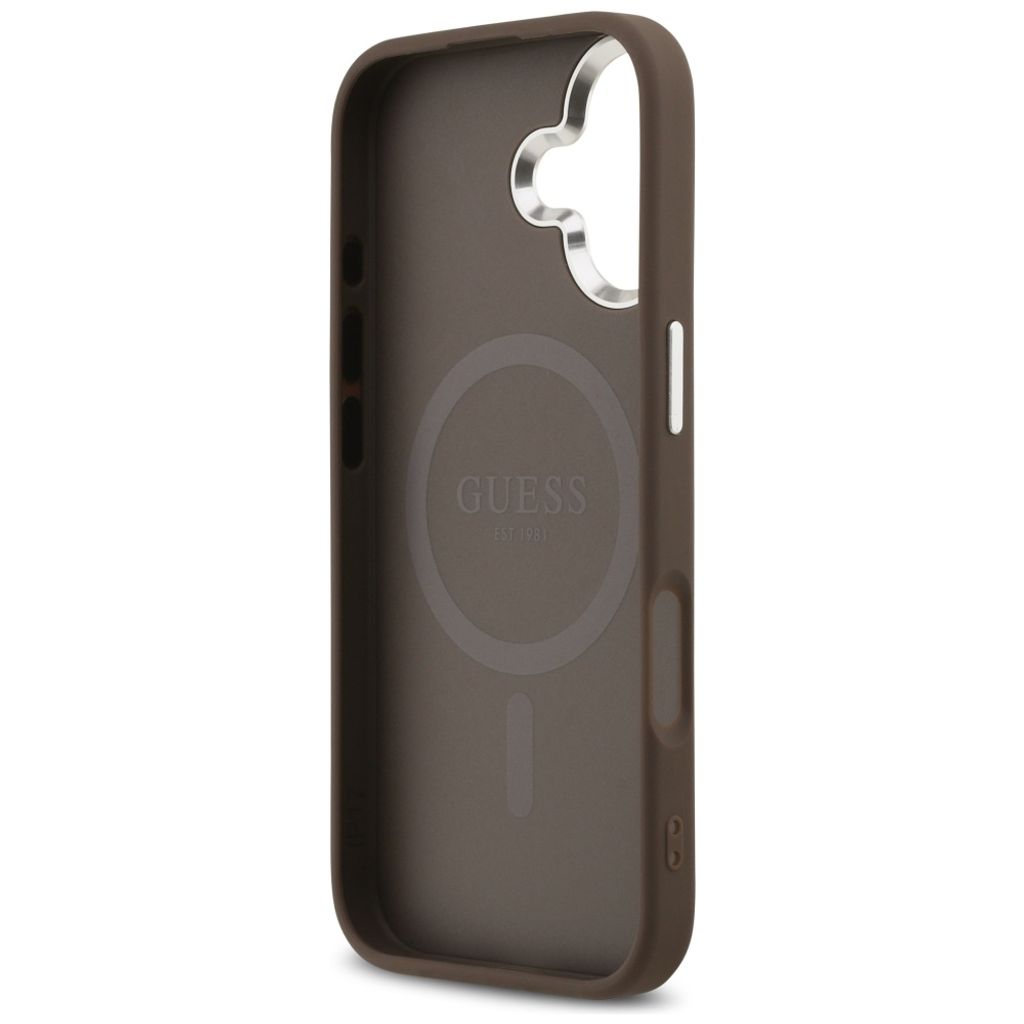 Guess 4G Classic Logo MagSafe -kuori till iPhone 17 - Ruskea