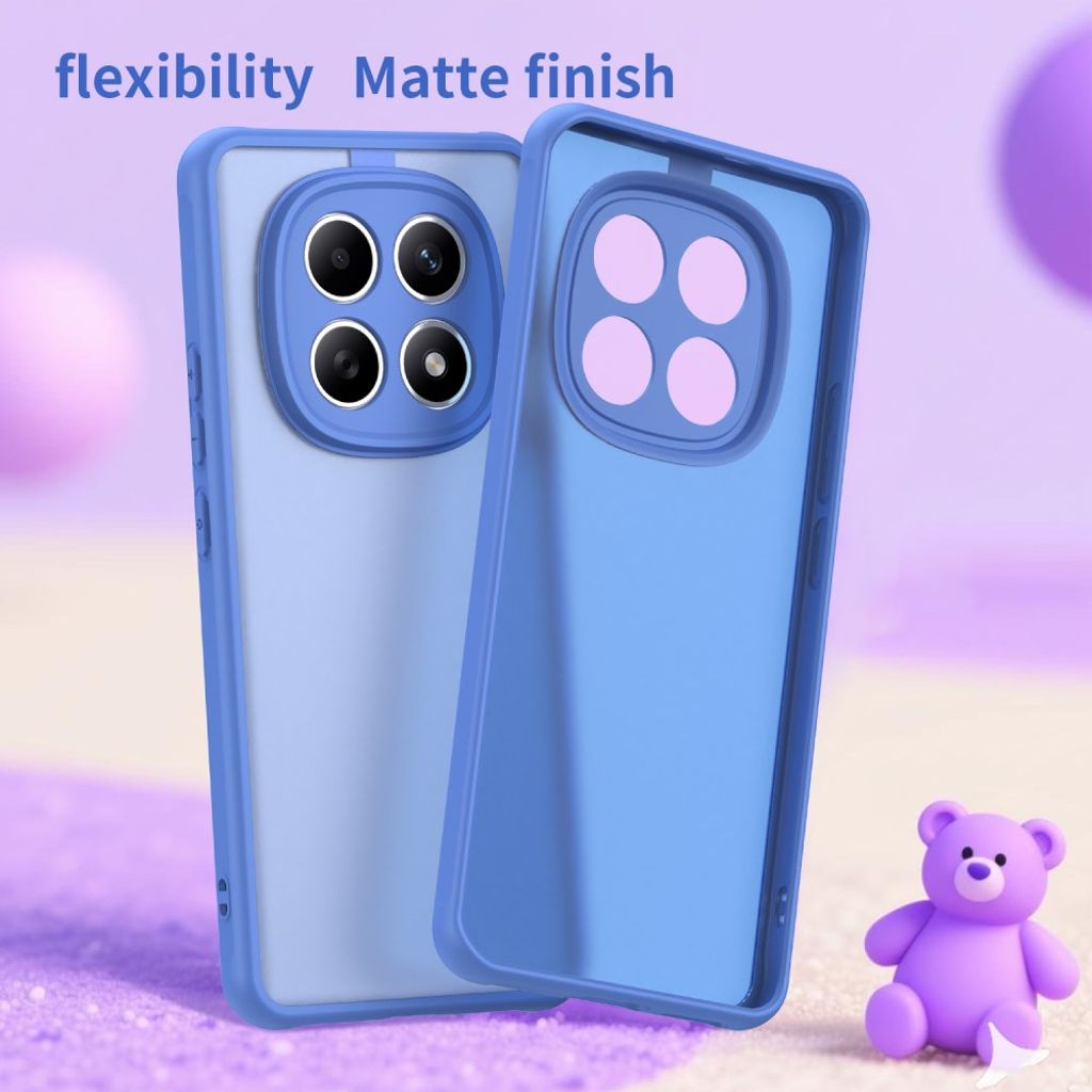 Xiaomi Poco M8 5G/Redmi Note 15 5G/15 4G Skal Stötsäker Frostad - Blå