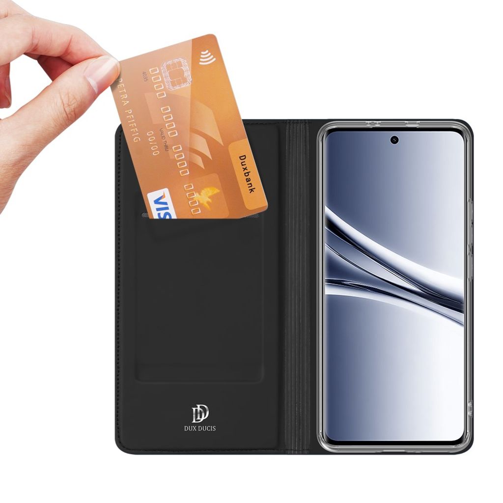 DUX DUCIS Xiaomi Poco M8 5G/Redmi Note 15 Plånboksfodral Korthållare - Svart