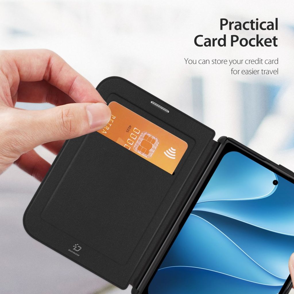 DUX DUCIS iPhone Fold Lommeboketui MagSafe RFID Blokkerende - Svart