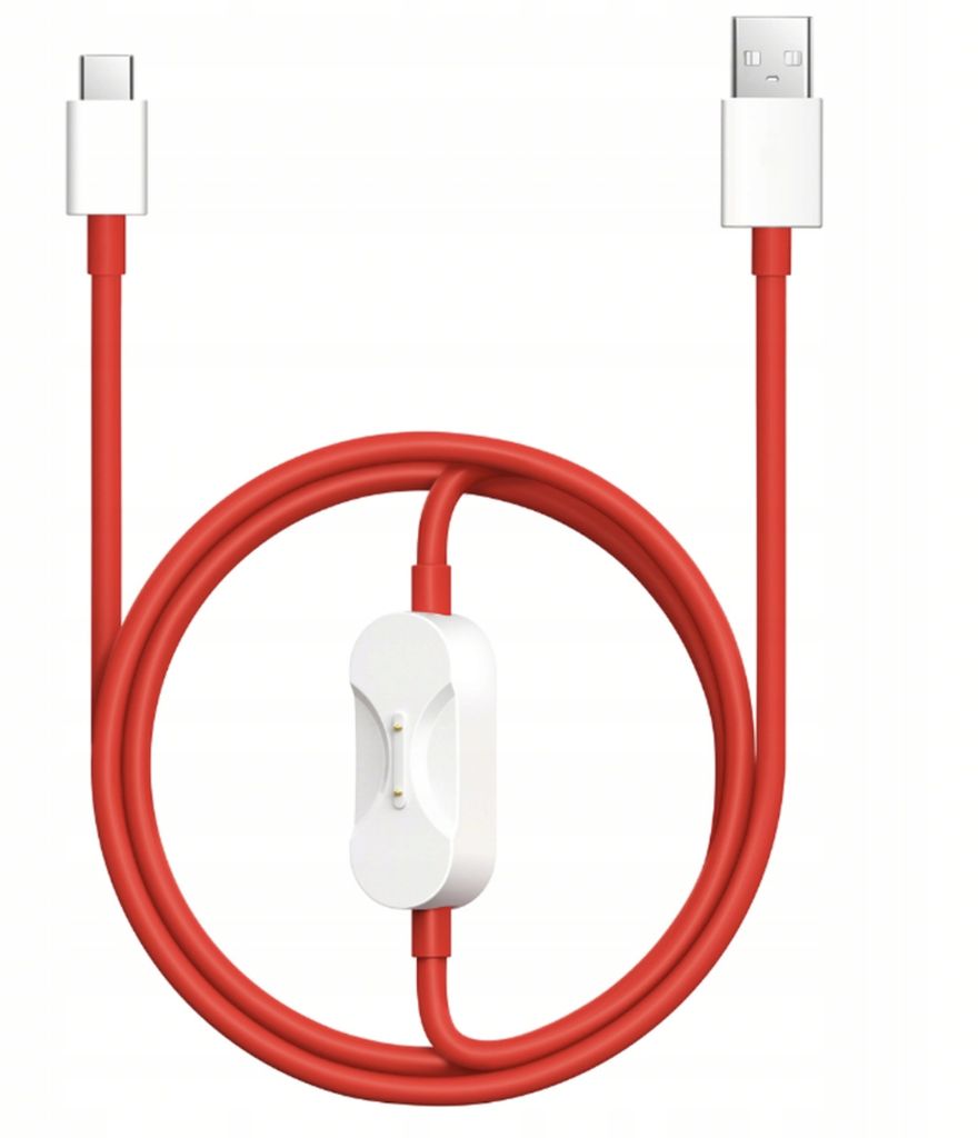 OnePlus DL162 USB-A till USB-C / Pogo Pin-kabel – Röd