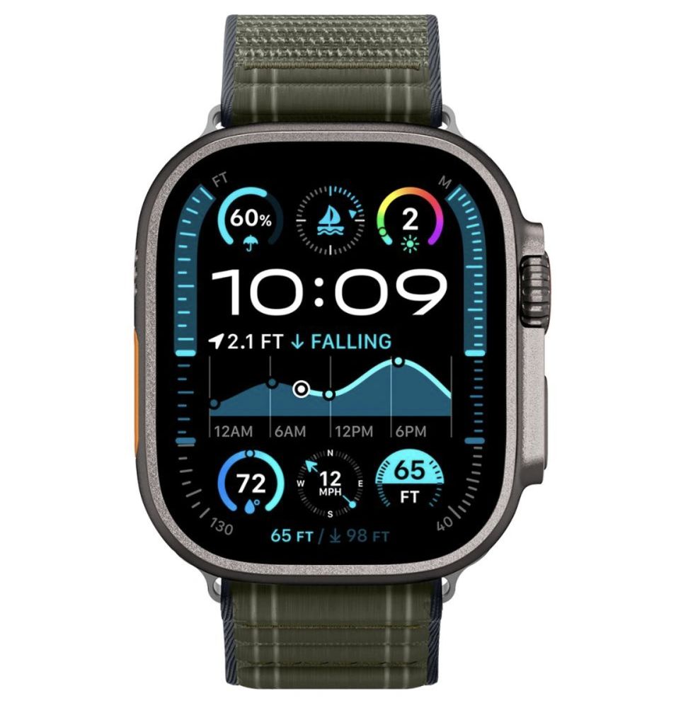 Spigen WBF0 Kellonranneke Apple Watch 44/45/46/49mm - Vihreä