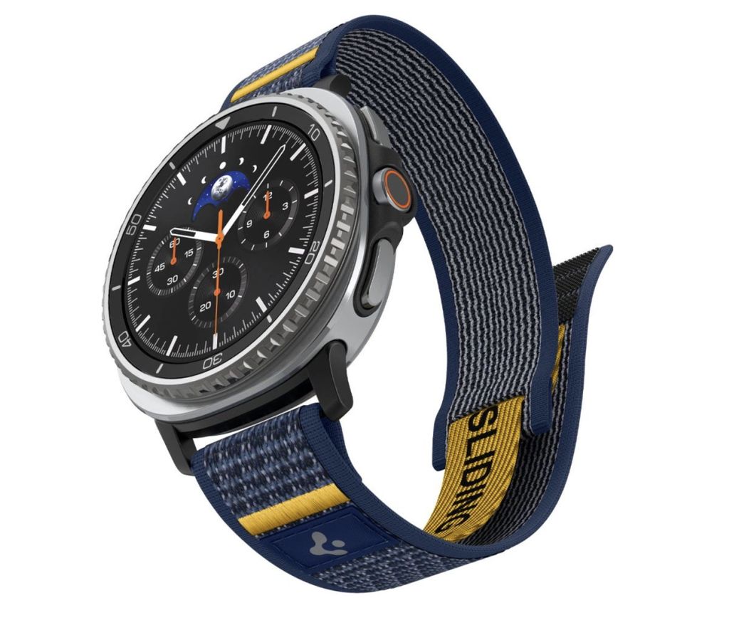 Spigen Athlex Air Kellonranneke Samsung Galaxy Watch 40/44/46mm - Tummansininen