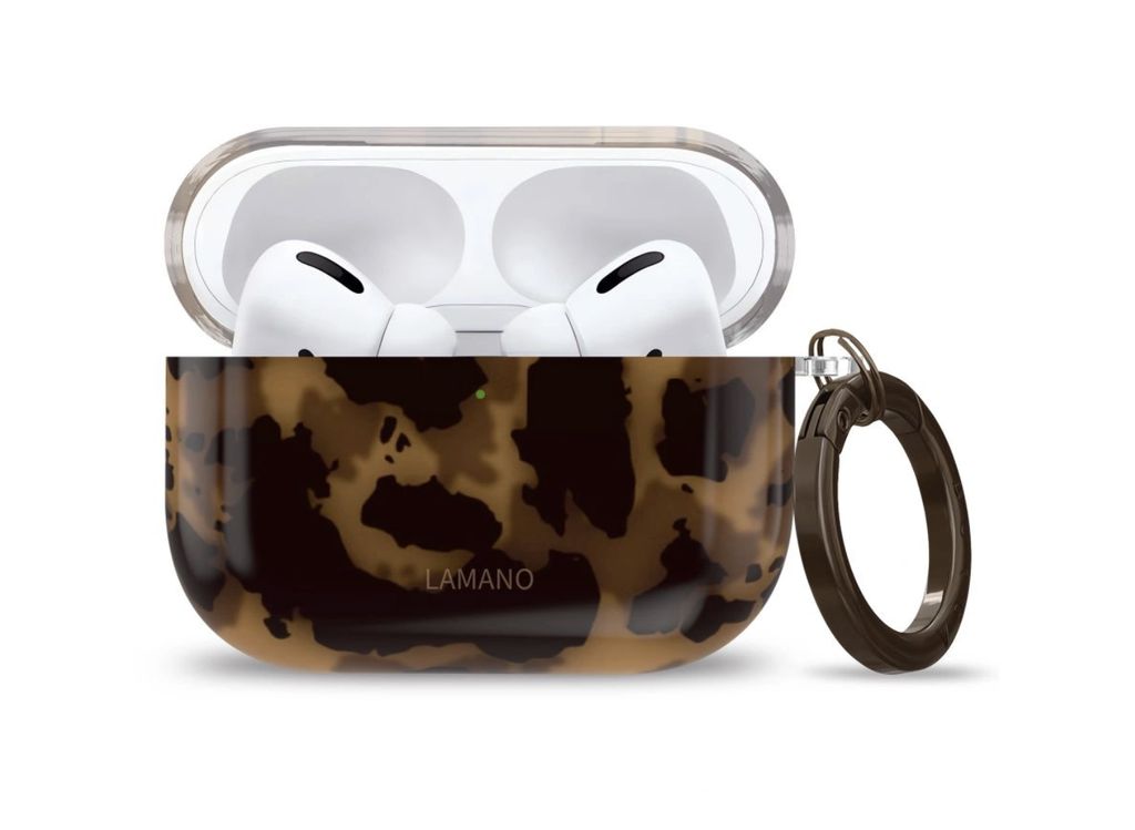 Tech-Protect Lamano Kuori AirPods Pro 1 / 2 - Musta/ruskea