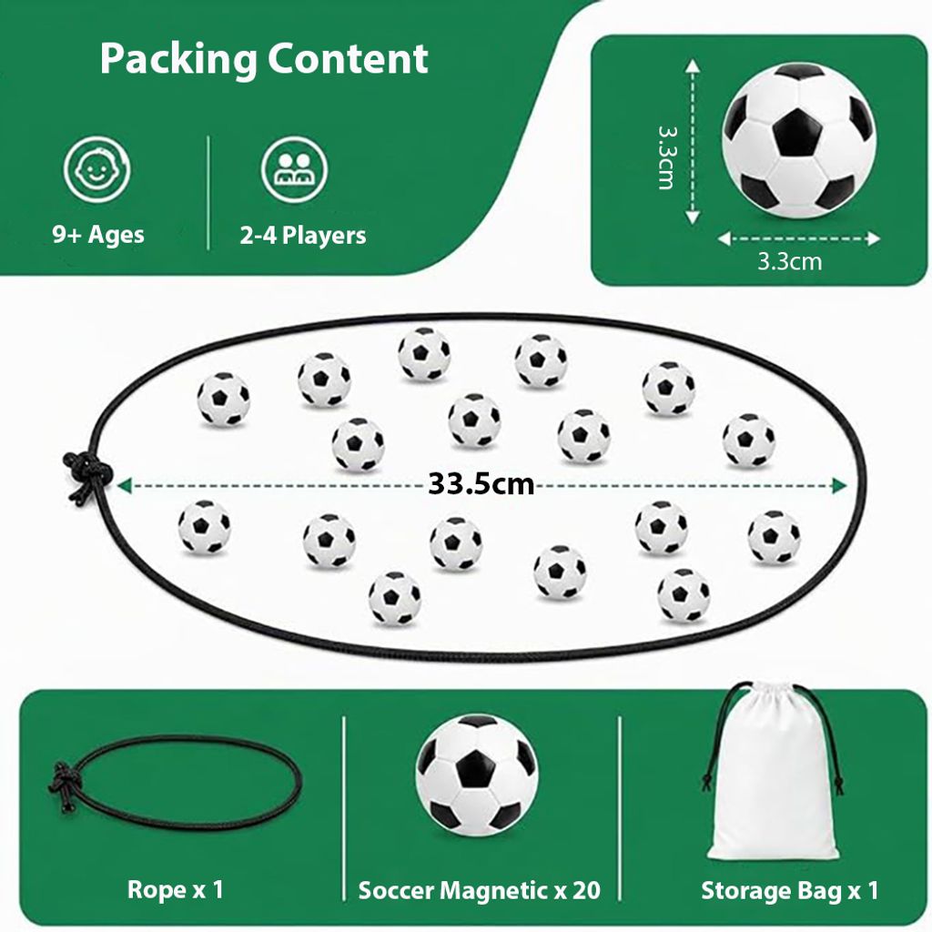 Magnetisk brætspil fodbold Puslespil strategispil