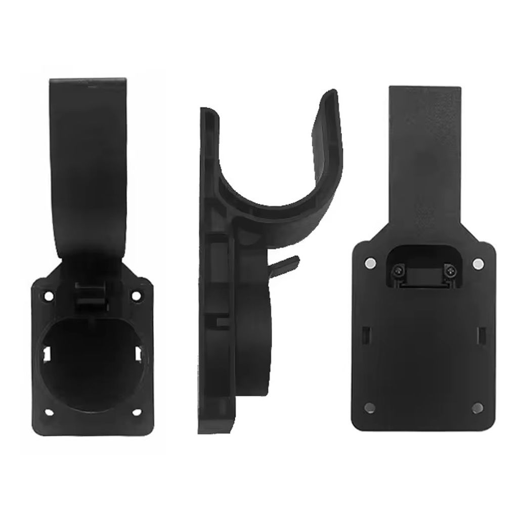 SiGN veggfeste for ladekontakt type 2 med ledningskrok/utløserknapp