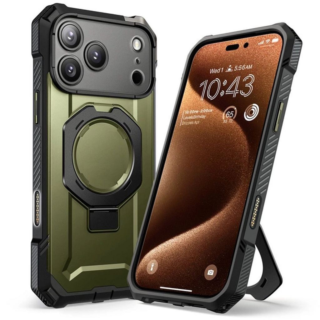 Supcase UB Grip MagSafe Skal till iPhone 17 Pro Max - Grön