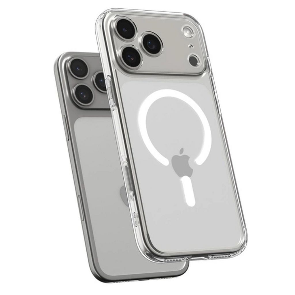 Spigen Ultra Hybrid MagSafe Deksel till iPhone 17 Pro Max - Hvit/Gjennomsiktig