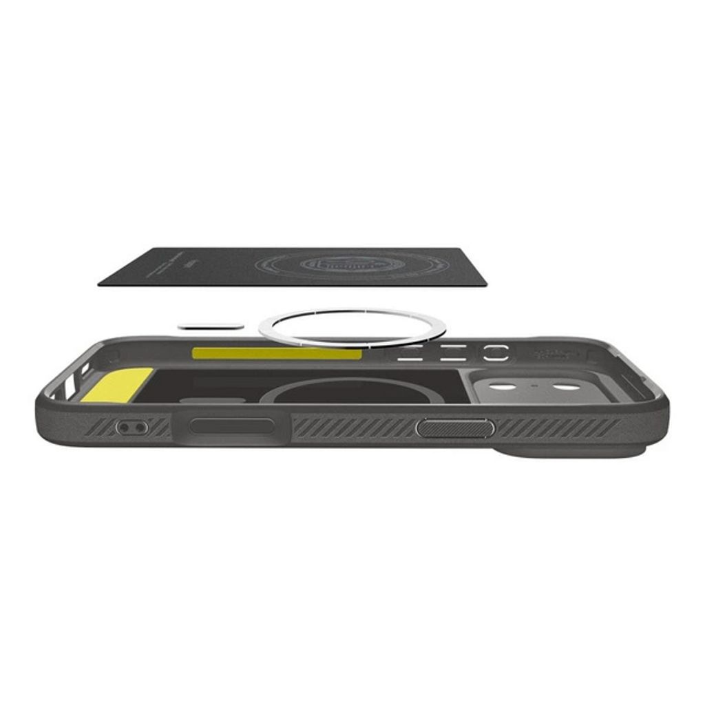 Spigen Rugged Armor MagSafe Deksel till iPhone 17 Pro Max - Grå