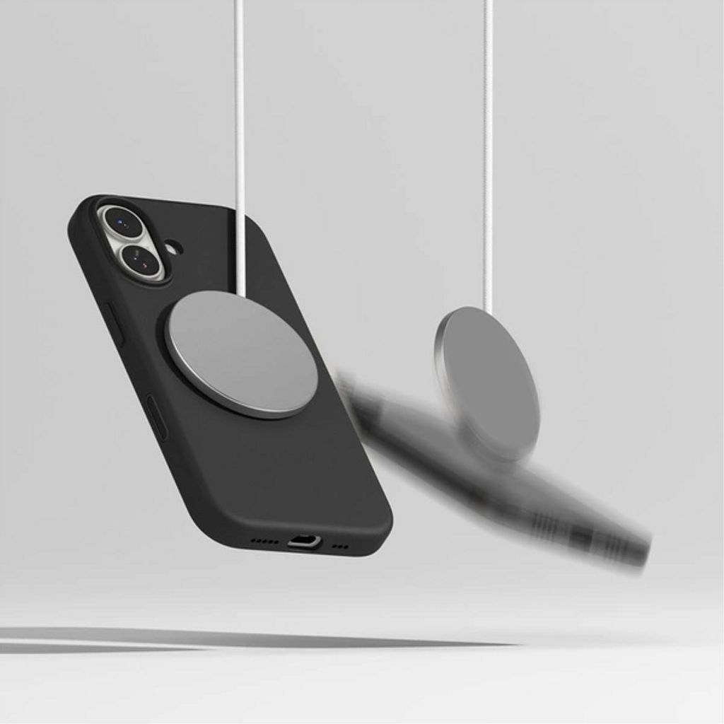 Ringke Silicone MagSafe Case for iPhone 17 - Black