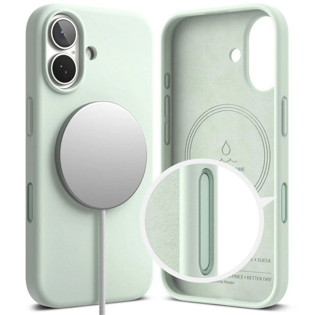 Ringke Silicone Magnetic MagSafe Case for iPhone 17 Pro - Mint