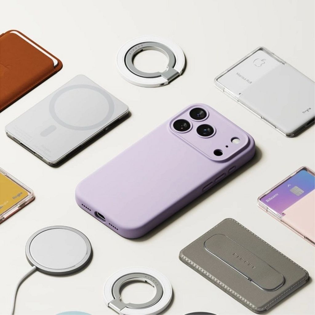 Ringke Silicone Magnetic MagSafe Case for iPhone 17 Pro - Purple
