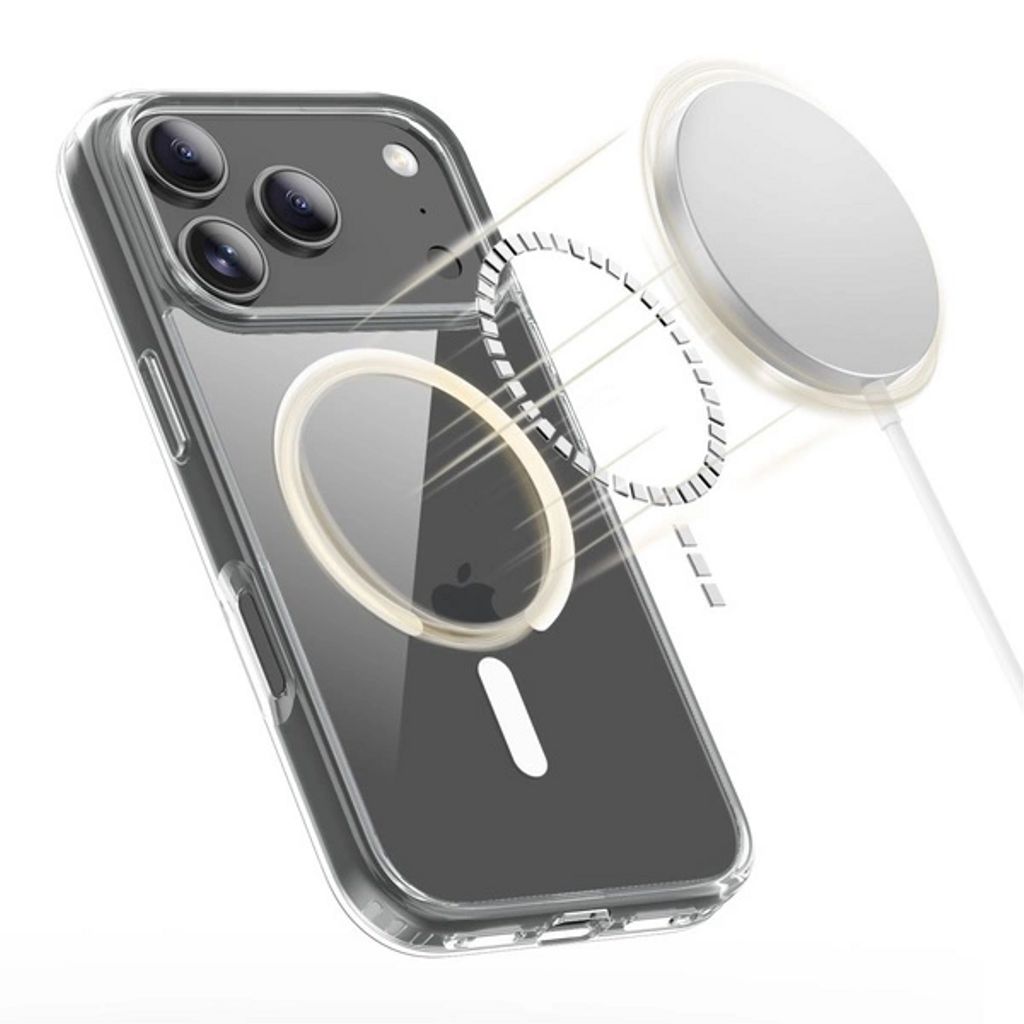 Tech-Protect FlexAir Hybrid MagSafe Kuori till iPhone 17 Pro - Läpinäkyvä