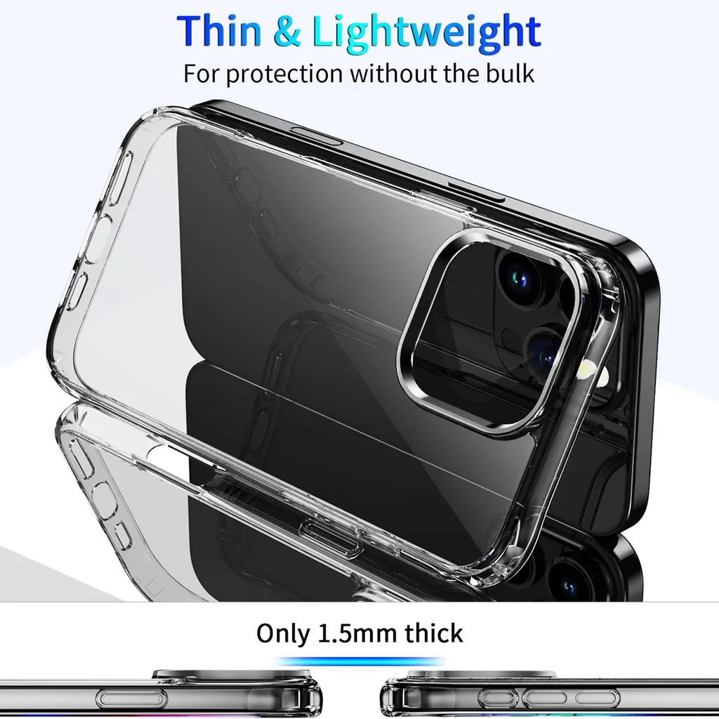SiGN Ultra Slim Cover til iPhone 16 Pro Max - Gennemsigtig