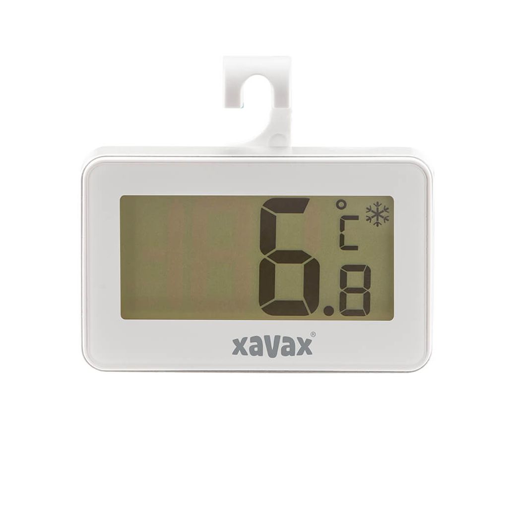 XAVAX Digitalt Termometer for Kjøleskap/Fryser - Hvit